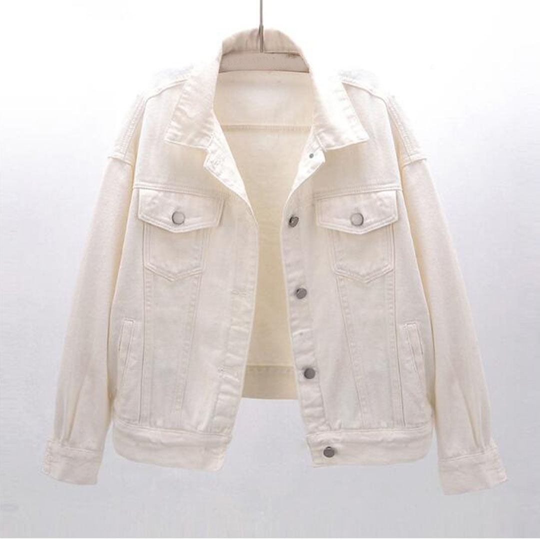 Modische Denimjacke aus Baumwolle Trendig und Elegант