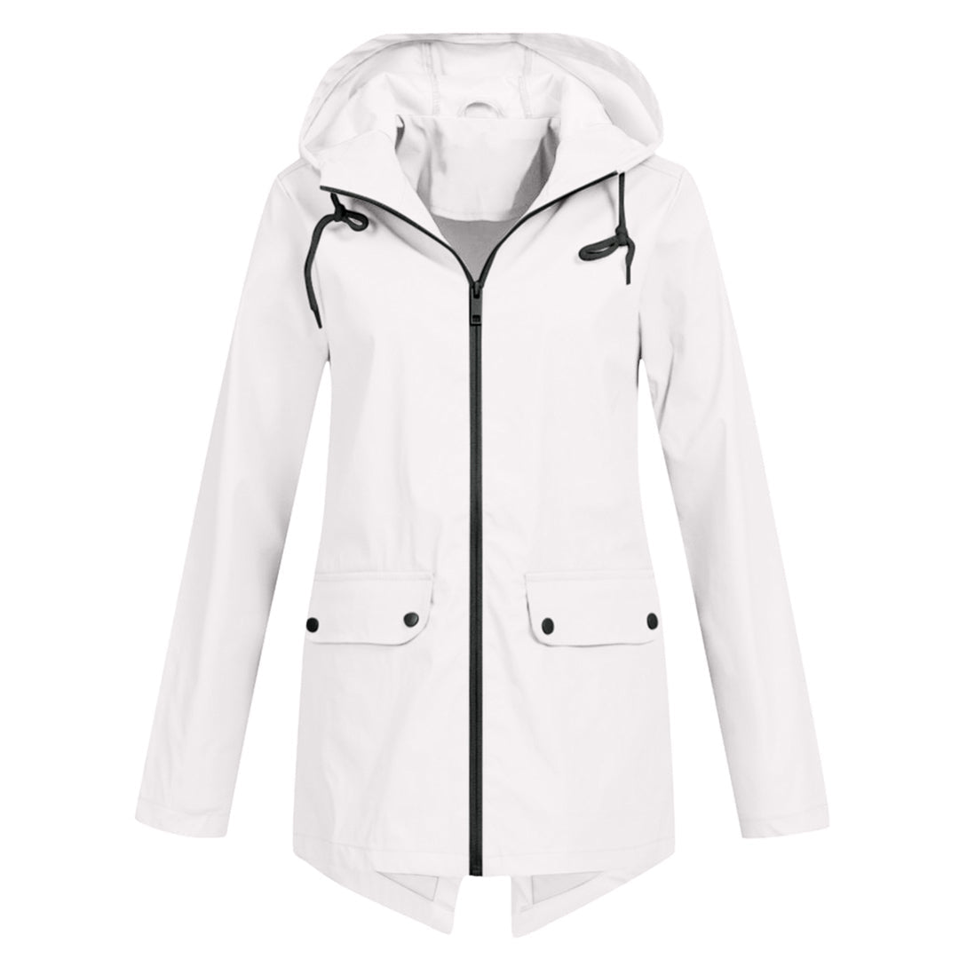 Kapuzenjacke Frauen Leicht Lässig Herbst Winter