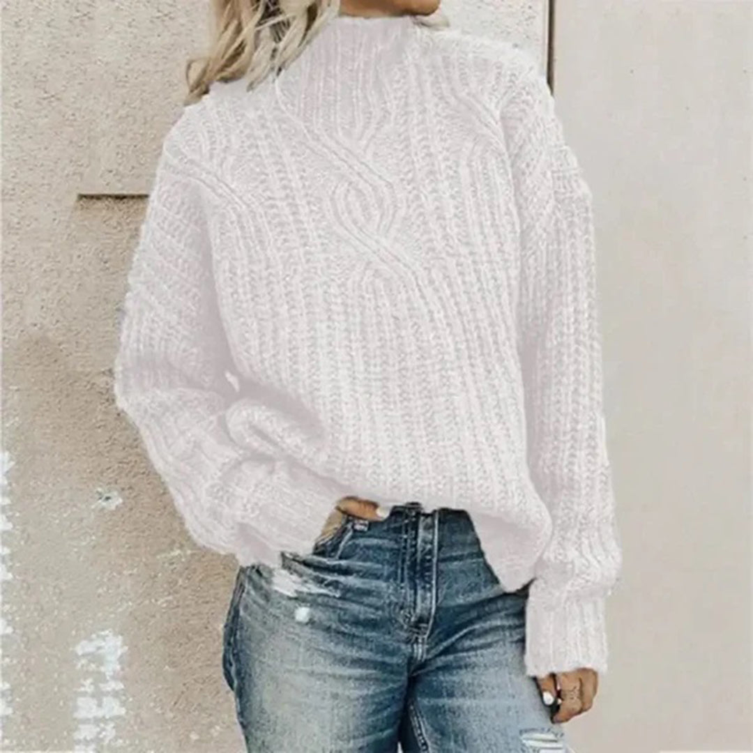 Weicher Strickpullover Frauen