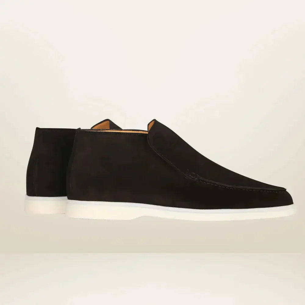 Elegante Herren Loafer Schuhe Wildleder Optik