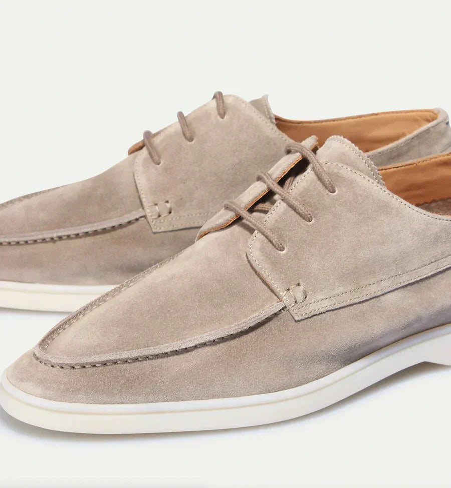 Herren Wildleder Schuhe Elegant Schnürung
