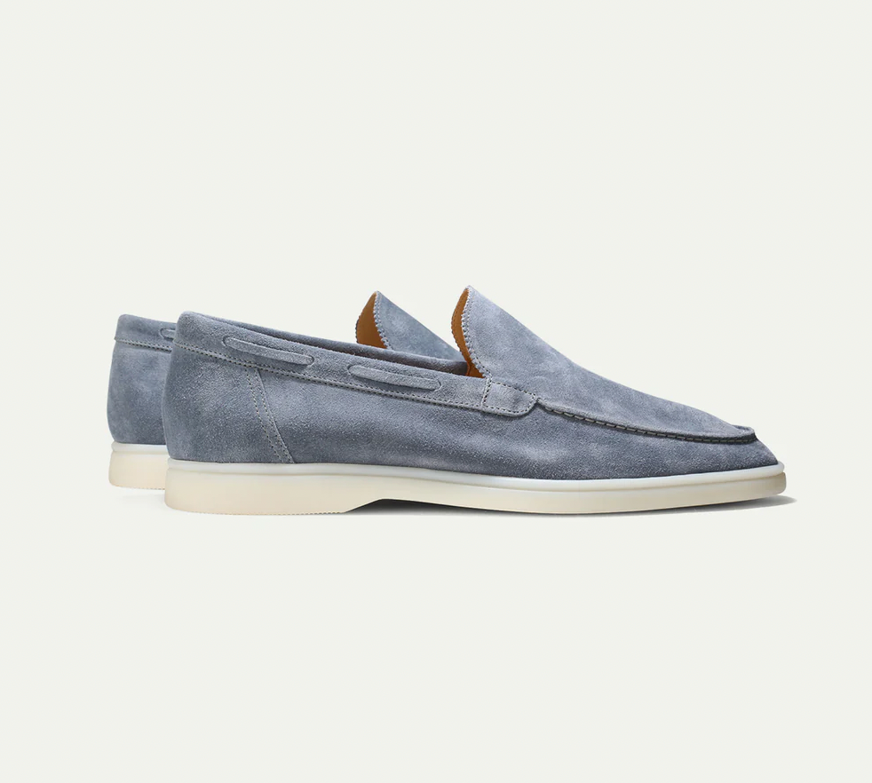 Bequeme Herrenslipper aus Wildleder