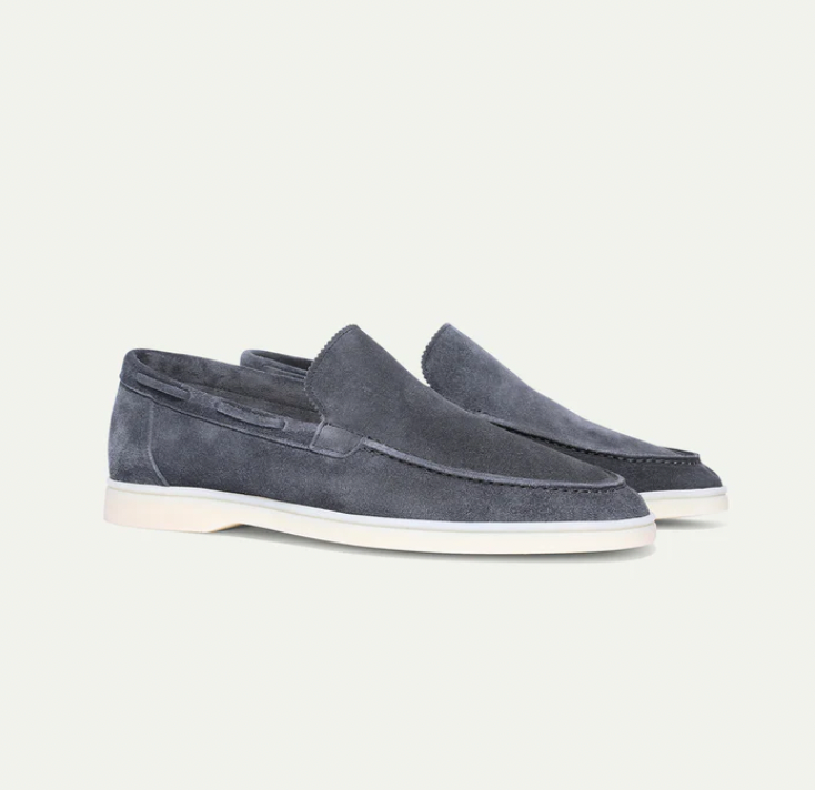 Bequeme Herrenslipper aus Wildleder