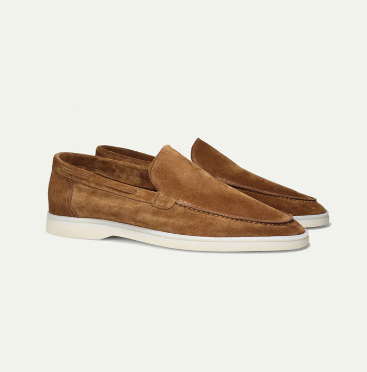 Bequeme Herrenslipper aus Wildleder