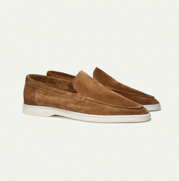 Bequeme Herrenslipper aus Wildleder