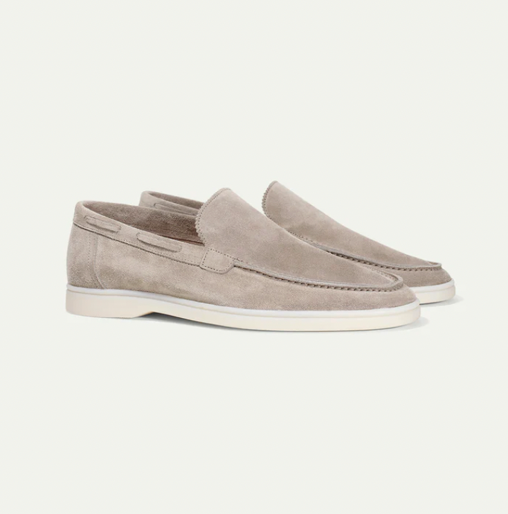 Bequeme Herrenslipper aus Wildleder