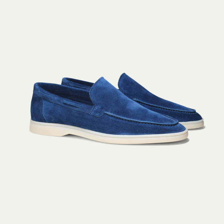 Bequeme Herrenslipper aus Wildleder