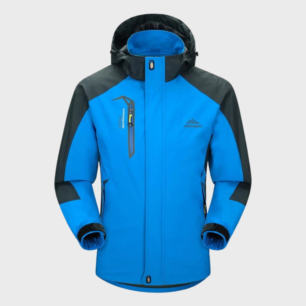 Wasserdichte Herrenjacke Mit Kapuze Outdoor - IdealeKleiden