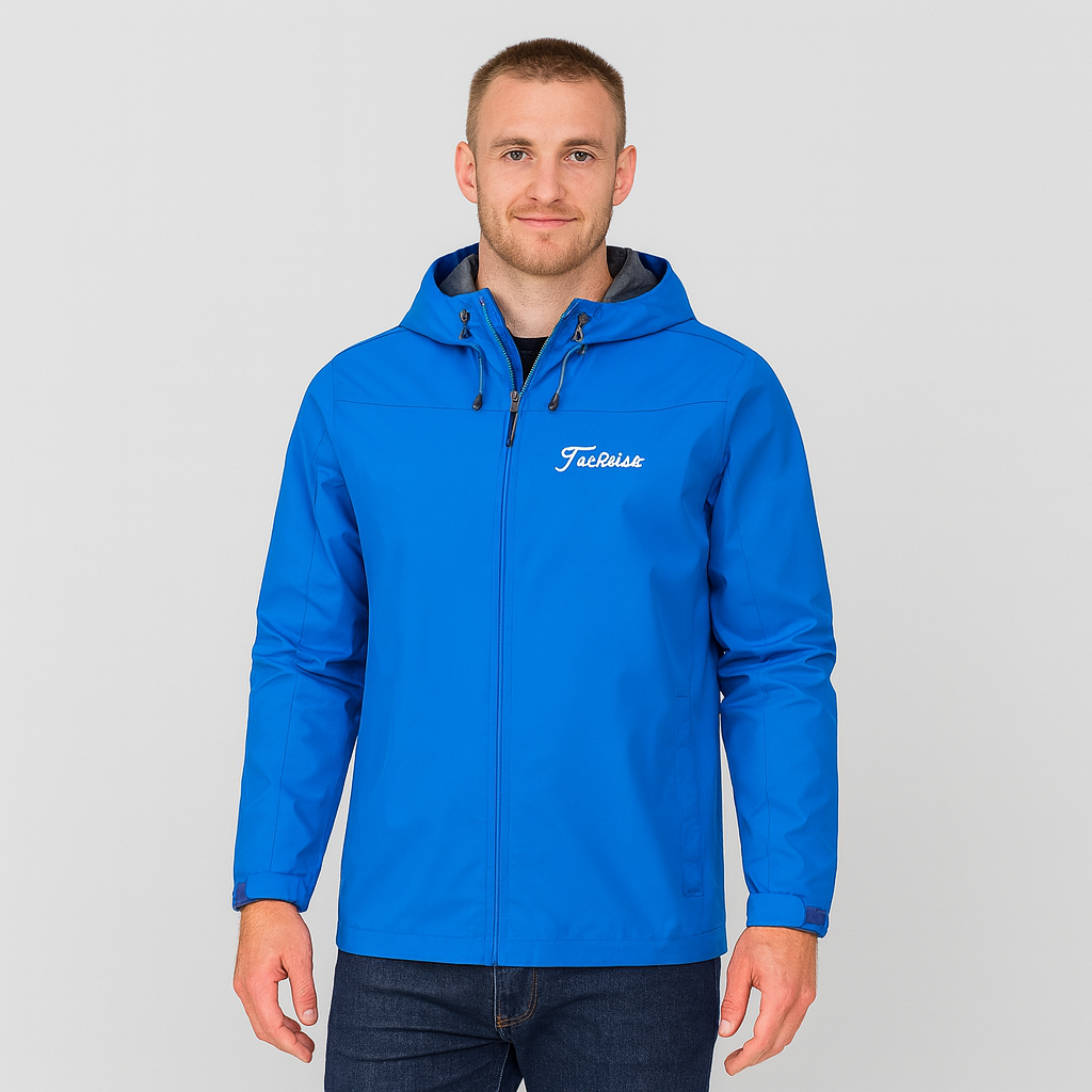 Wasserdichte Herrenjacke Outdoor Funktionsjacke Reißverschluss