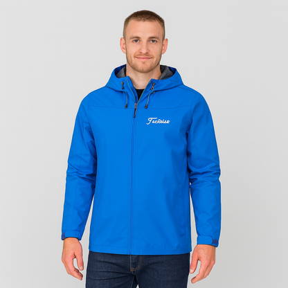 Wasserdichte Herrenjacke Outdoor Funktionsjacke Reißverschluss