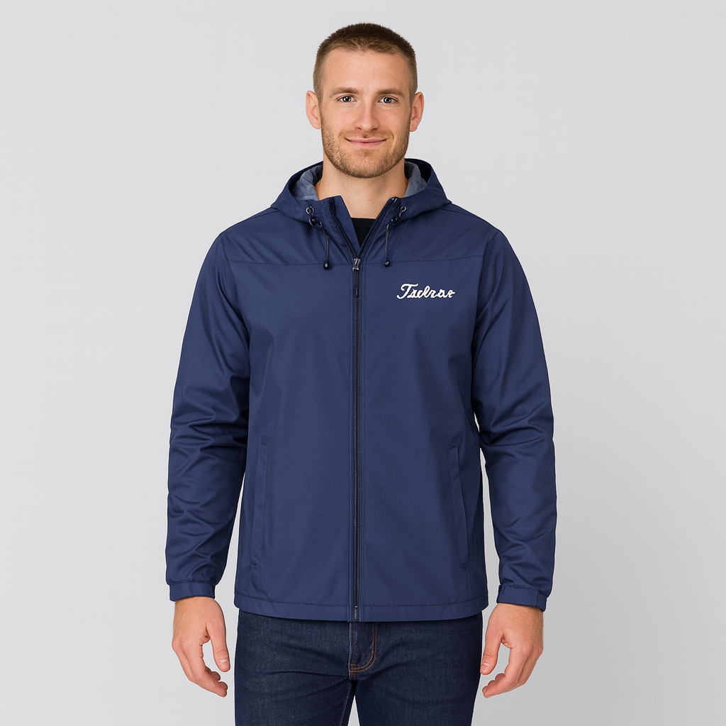 Wasserdichte Herrenjacke Outdoor Funktionsjacke Reißverschluss - IdealeKleiden