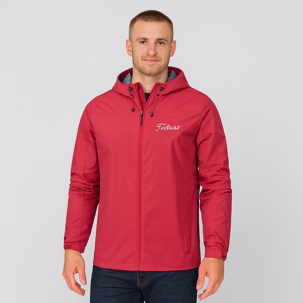 Wasserdichte Herrenjacke Outdoor Funktionsjacke Reißverschluss