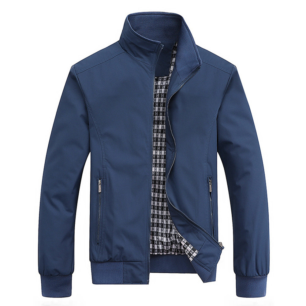 Wasserdichte Herrenjacke Reißverschluss Modern
