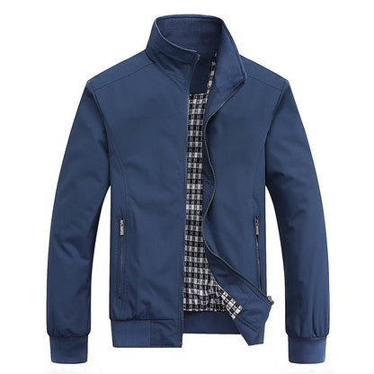 Wasserdichte Herrenjacke Reißverschluss Modern