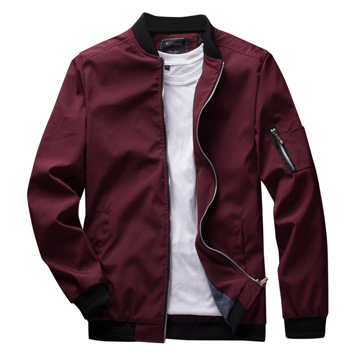 Herren Bomberjacke Wasserdicht Winddicht Herbst