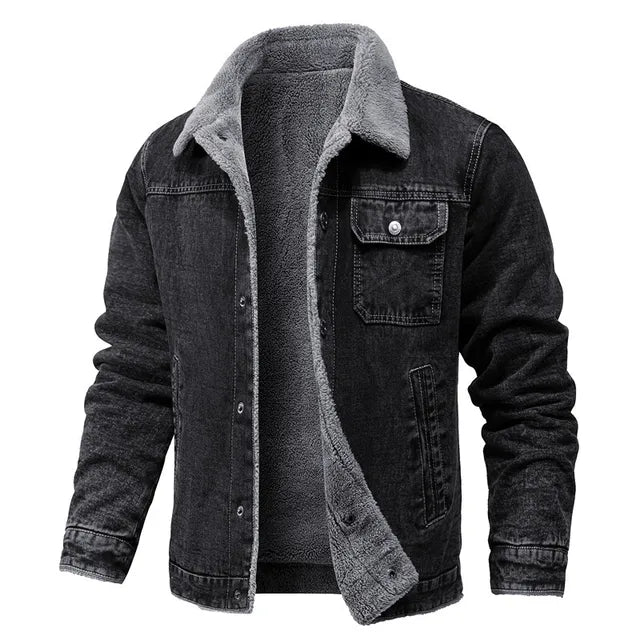 Warme Denim Jacke PolarGuard Qualität