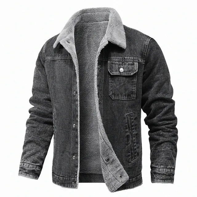 Warme Denim Jacke PolarGuard Qualität