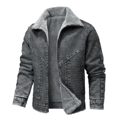 Herren Winterjacke Warm Fleece Isolierung Reißverschluss - IdealeKleiden