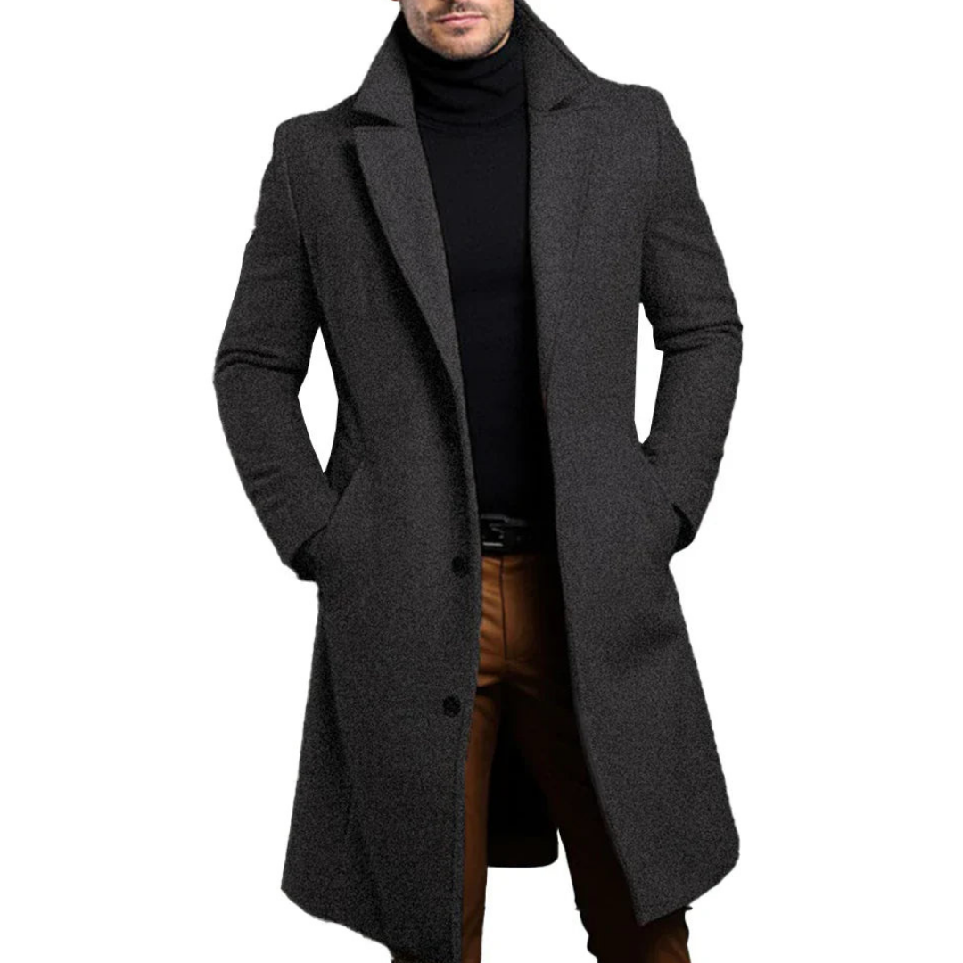 Herren Wintermantel Elegant Mittellang