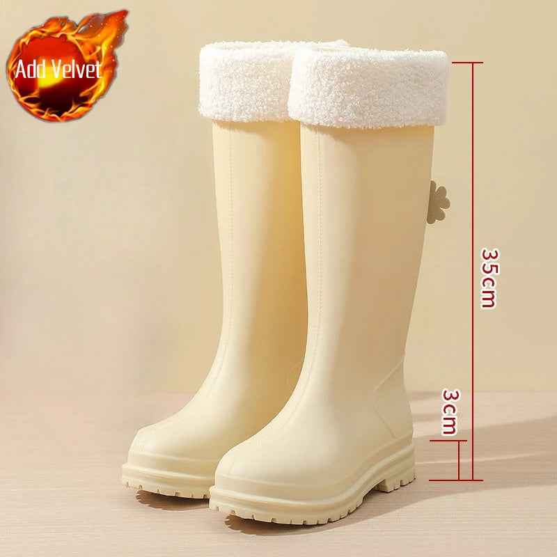 Damen Stiefel Wasserdicht Fleece Inside