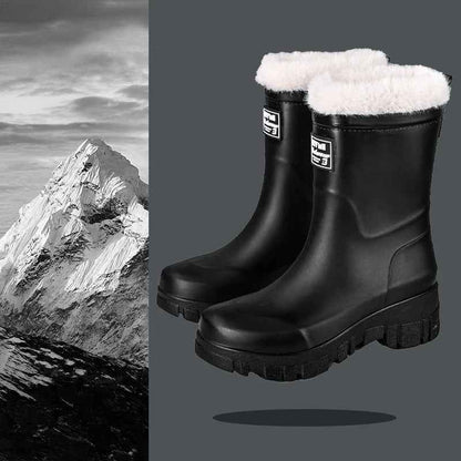 Wasserfeste Stiefel Damen | Thermisch Gefütterte Knöchelstiefel