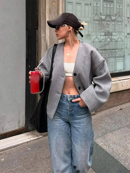 Wintermantel Damen Oversized Wärmer Winterlook