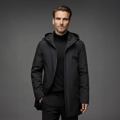 Herren Winterjacke Warm Isoliert Kapuze