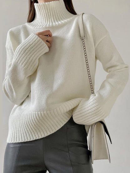 Bequemer Rollkragen Pullover Gemütlich