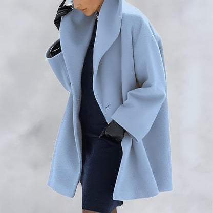 Elegante Damenjacke - Langer Warmwintermantel