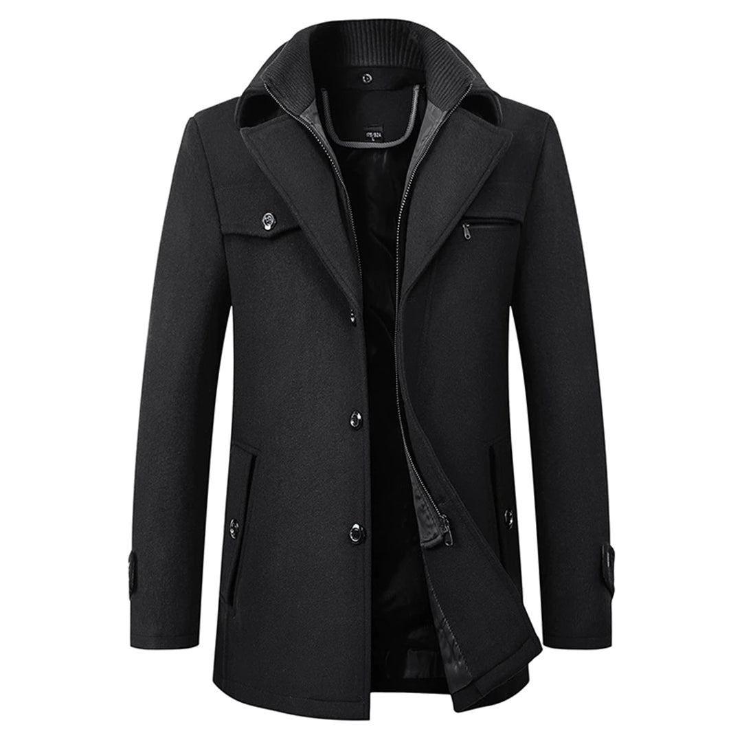 Herren Winterjacke Mittellang Elegant - IdealeKleiden