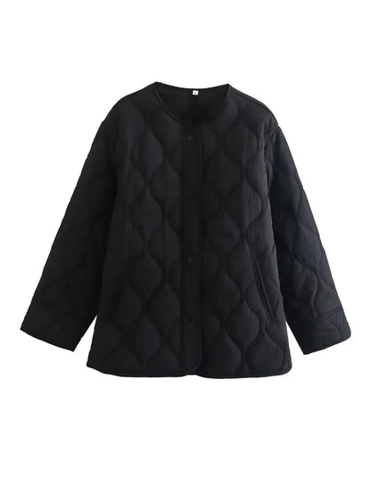 Herbst Winter Kleid Rundhals Locker Mit Knöpfen