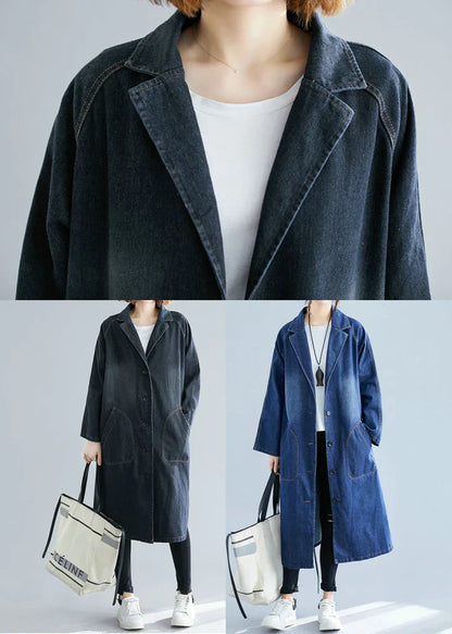 Moderner Denim Mantel Damen