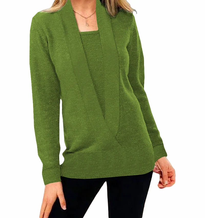 Weiche Damen Strickpullover Warm Winter
