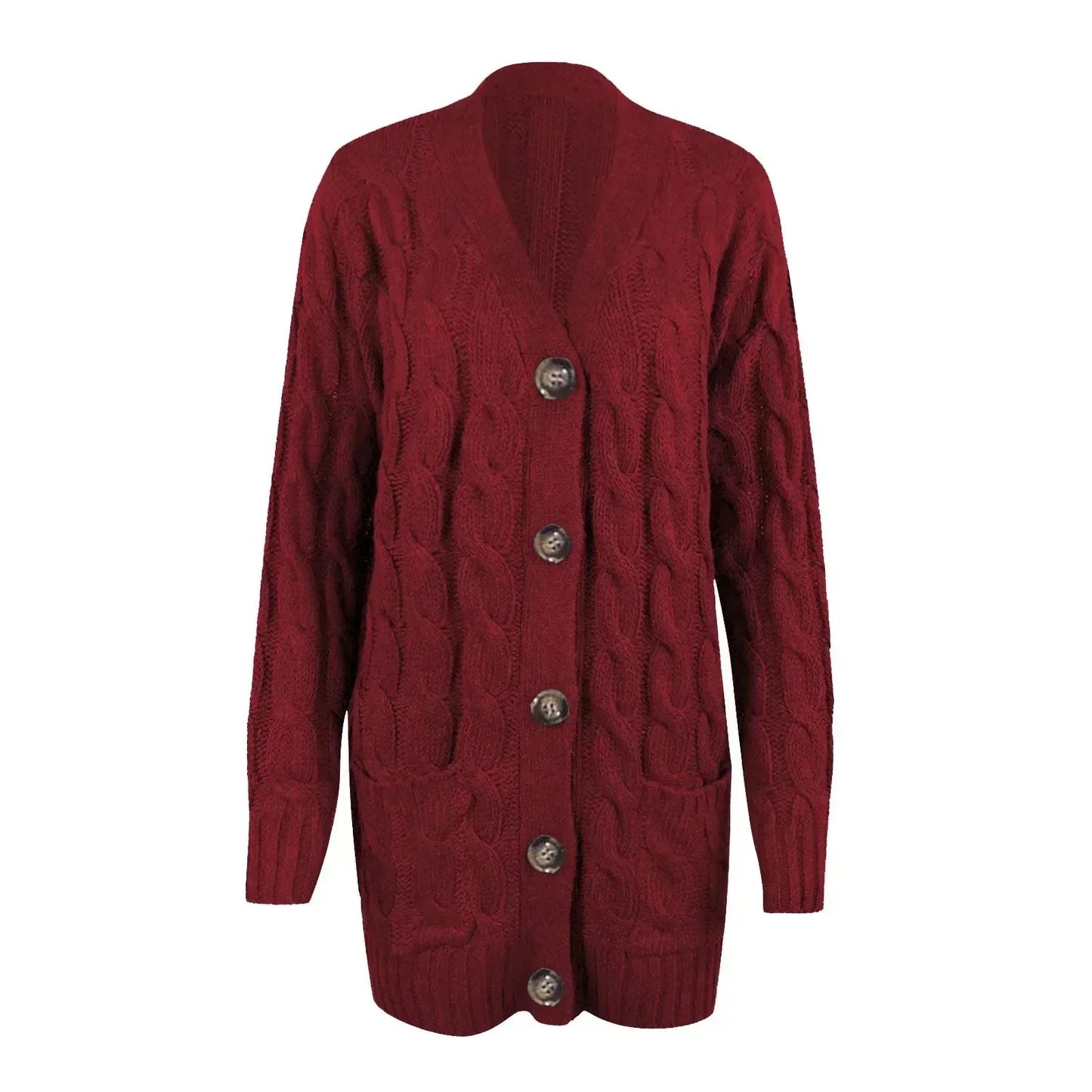 Frauenjacke Modern Knöpfe Design