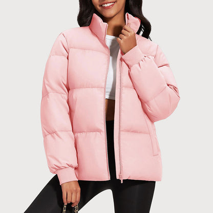Warmes Winterkleid Damen Pufferjacke Daunenfüllung