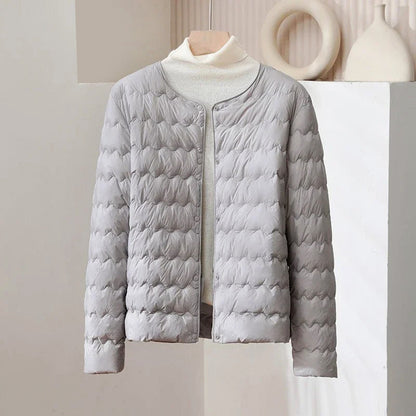Dünne Daunenjacke Damen Style Verstellbar