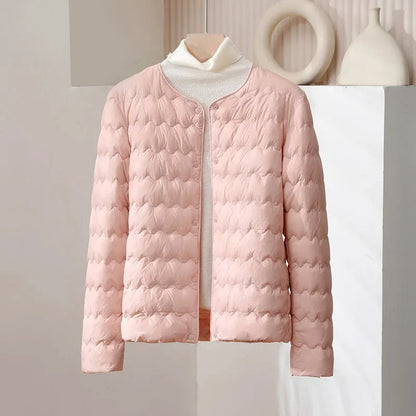 Dünne Daunenjacke Damen Style Verstellbar