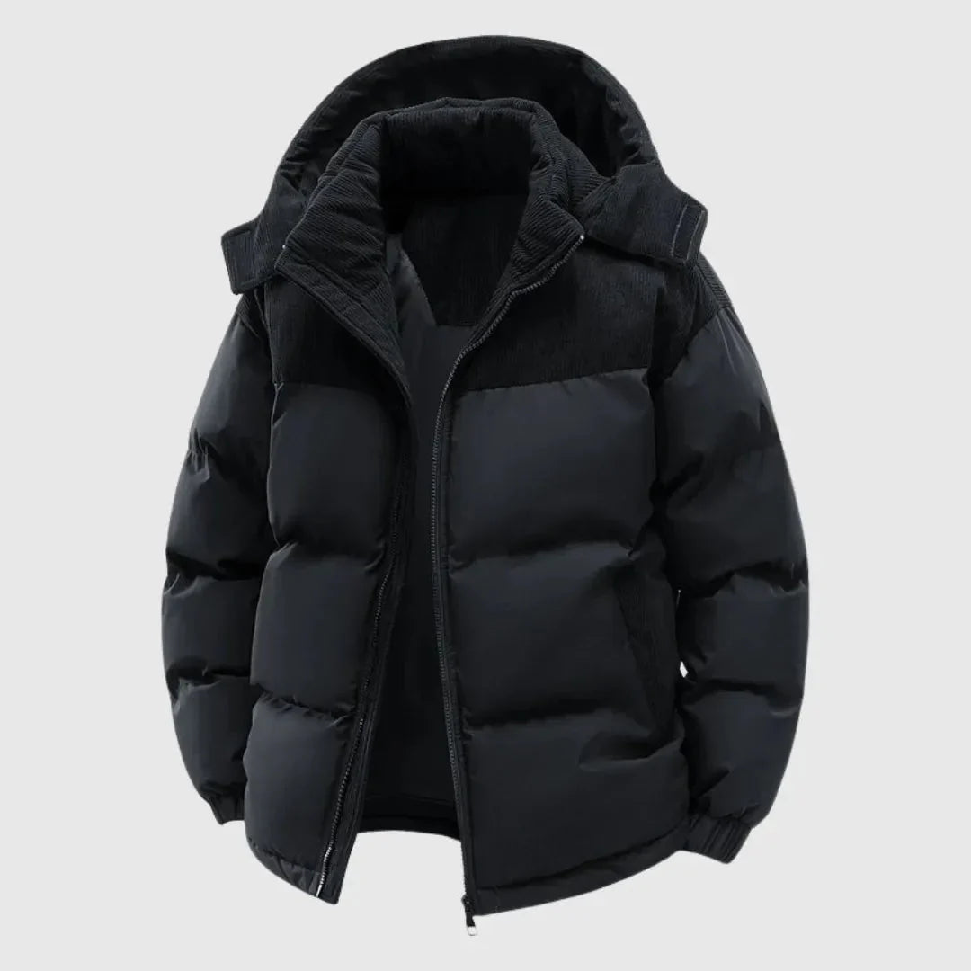 Warmes Winteroberteil Kapuzen-Parka