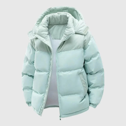 Warmes Winteroberteil Kapuzen-Parka