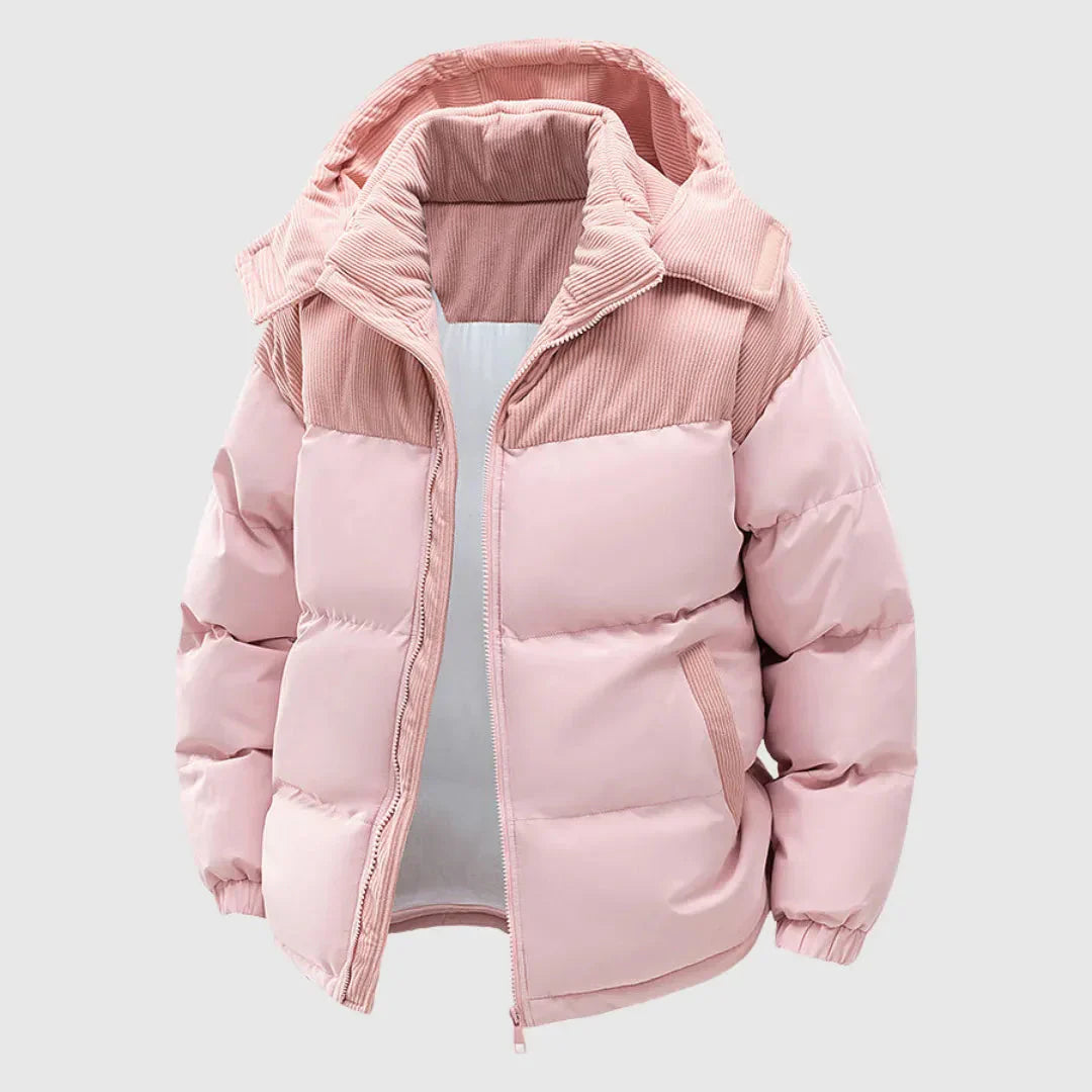 Warmes Winteroberteil Kapuzen-Parka