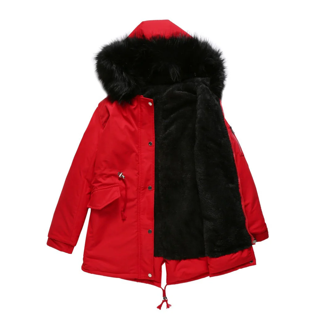 Damen Winterparka mit Knöpfen