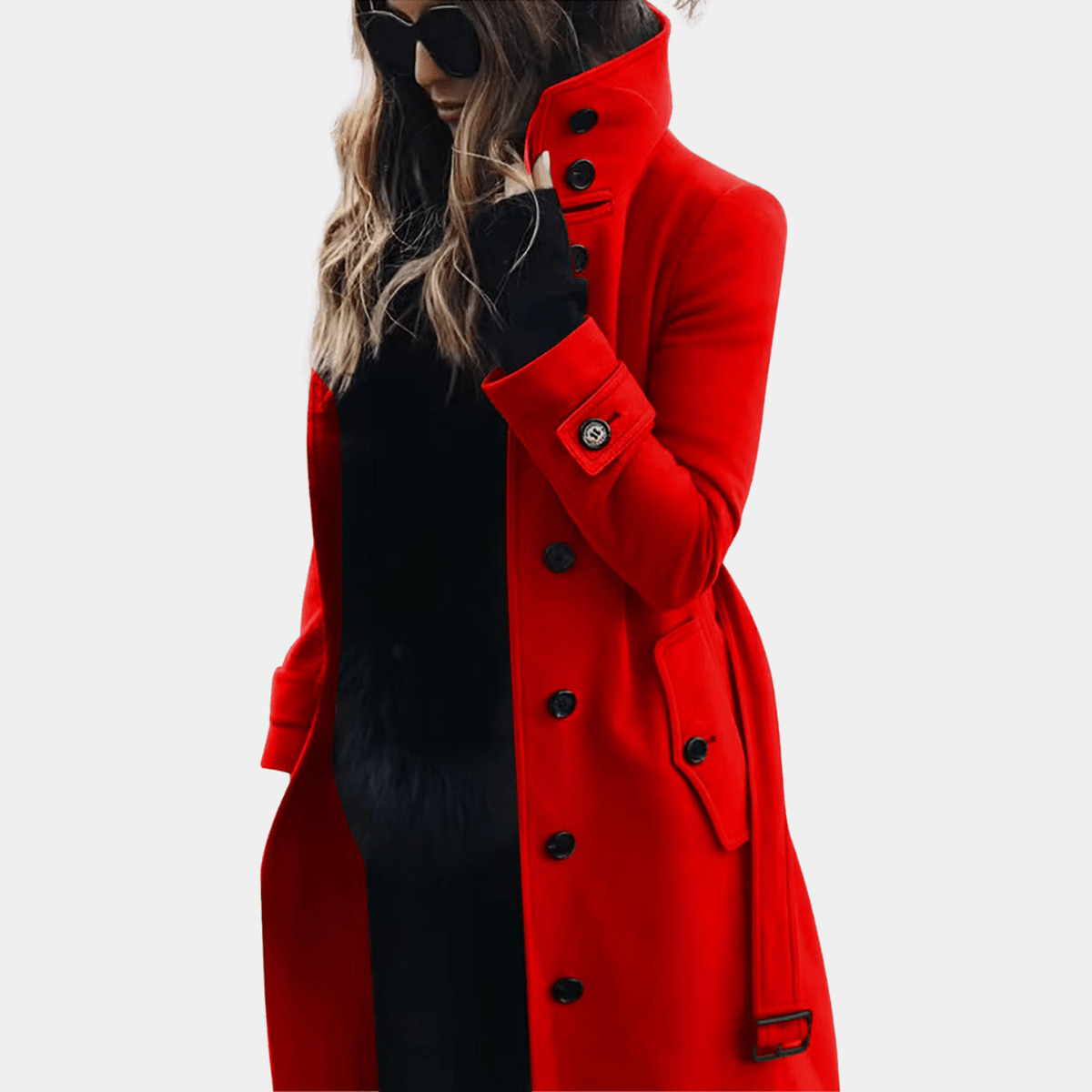 Eleganter Trenchcoat Damen Winter