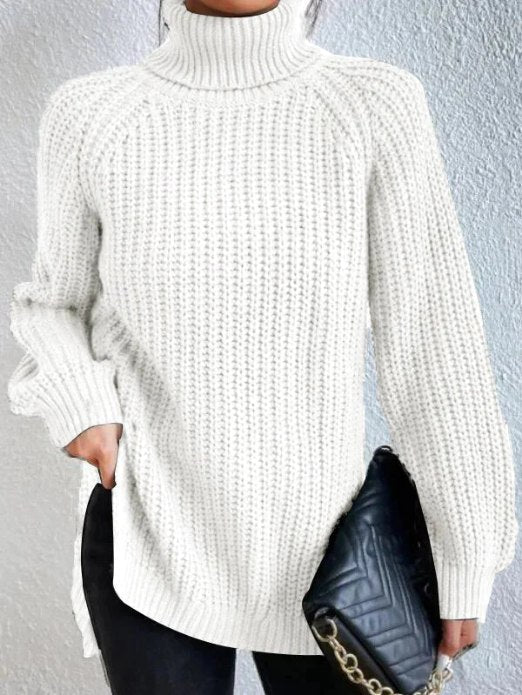 Damen Rollkragenpullover Weich & Warm