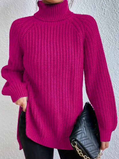 Damen Rollkragenpullover Weich & Warm