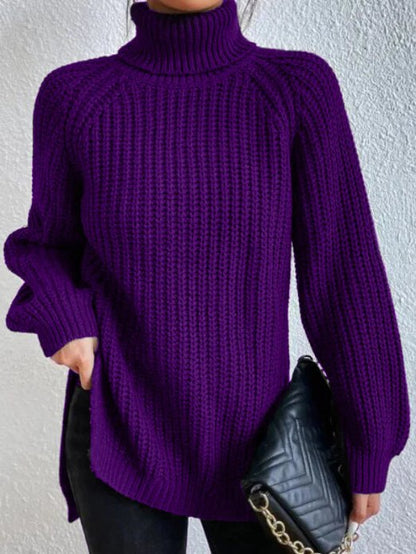 Damen Rollkragenpullover Weich & Warm