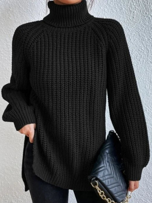 Damen Rollkragenpullover Weich &amp; Warm - IdealeKleiden