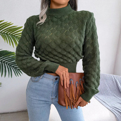 Gemütlicher Rollkragenpullover Damen Soft