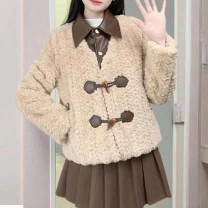Eleganter Damen Wintermantel Modern Style