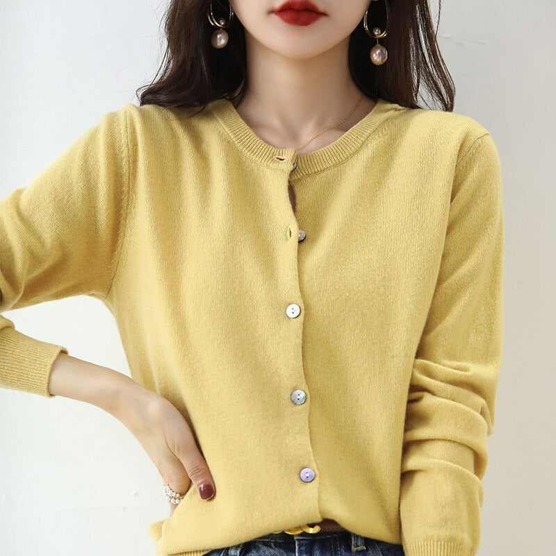 Strickjacke Damen Modern Elegant