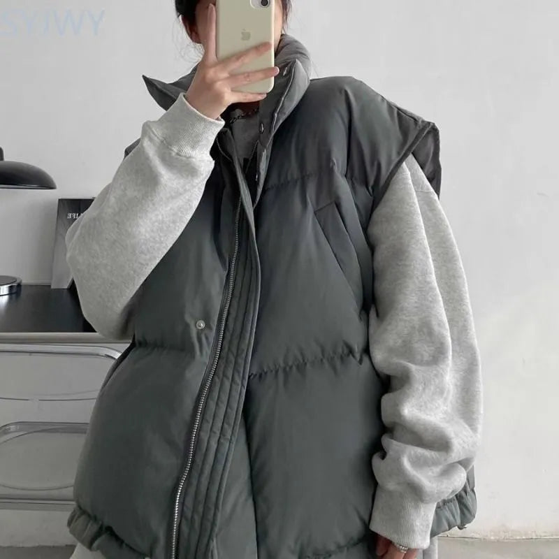 Warme Daunenjacke Damen Winter